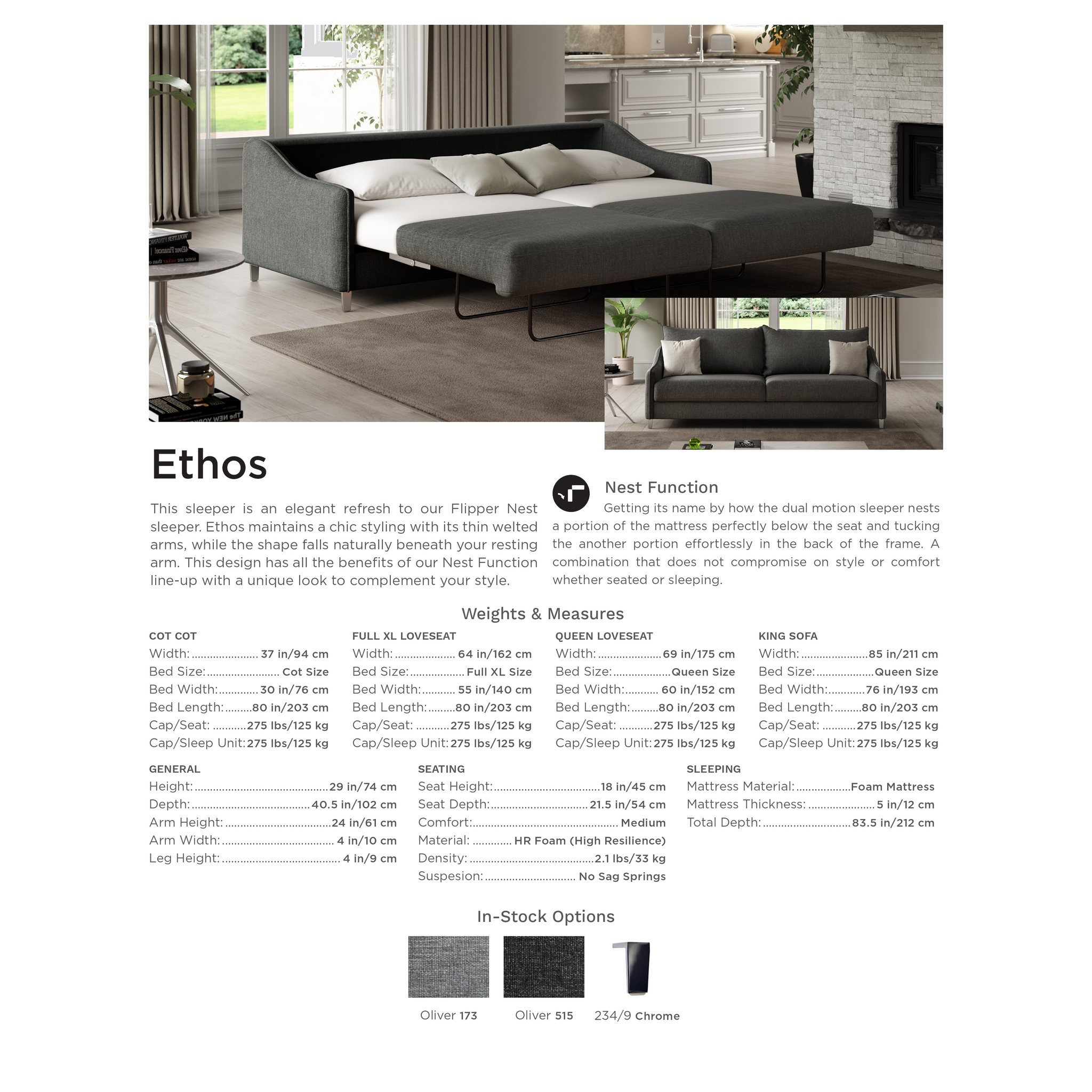 Ethos Sofa Sleeper