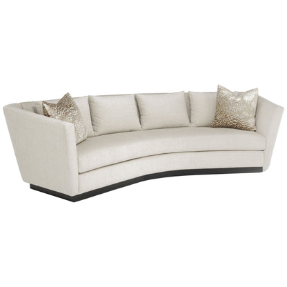 Modern Curved Front Sofa