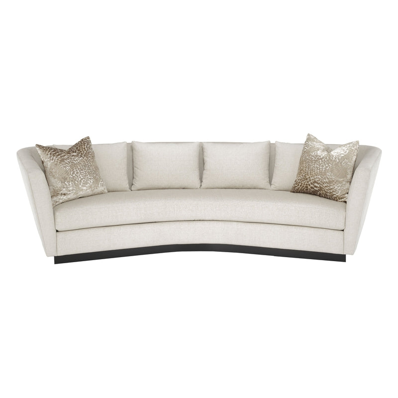 Modern Curved Front Sofa