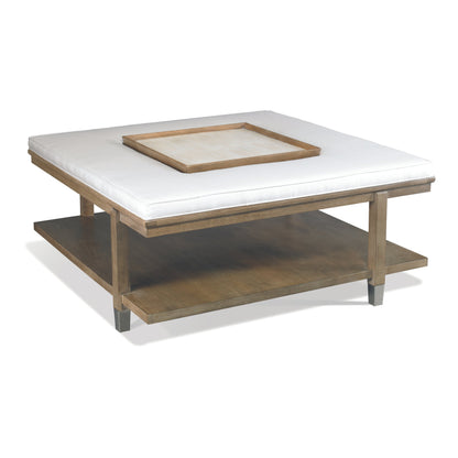 Snowball bush Cocktail Ottoman with Tray