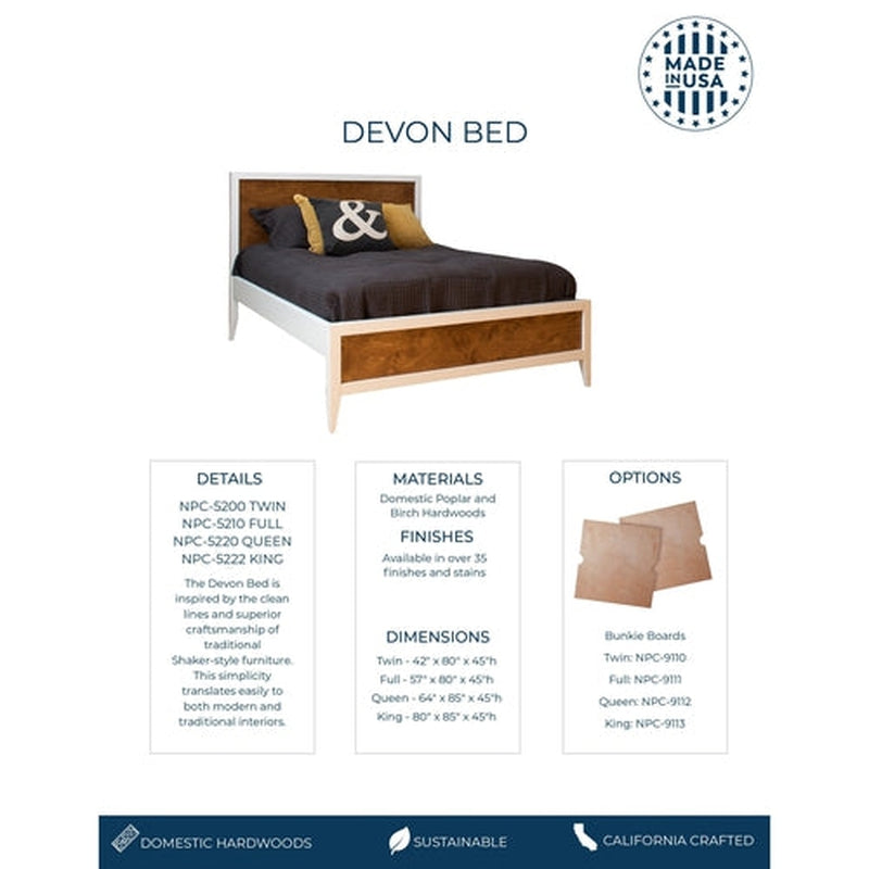 Devon Bed Devon Bed - Living Quarters – Living Quarters