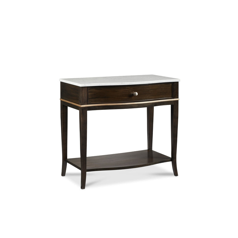 Astilbe Nightstand With Stone Top