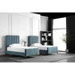 Florenza, Vertical Panel Upholstered Bed #43