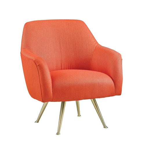 Orange Swivel Chair