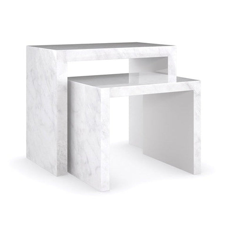 Tables That Stack Stack Up Nesting Tables Marble Finish (22