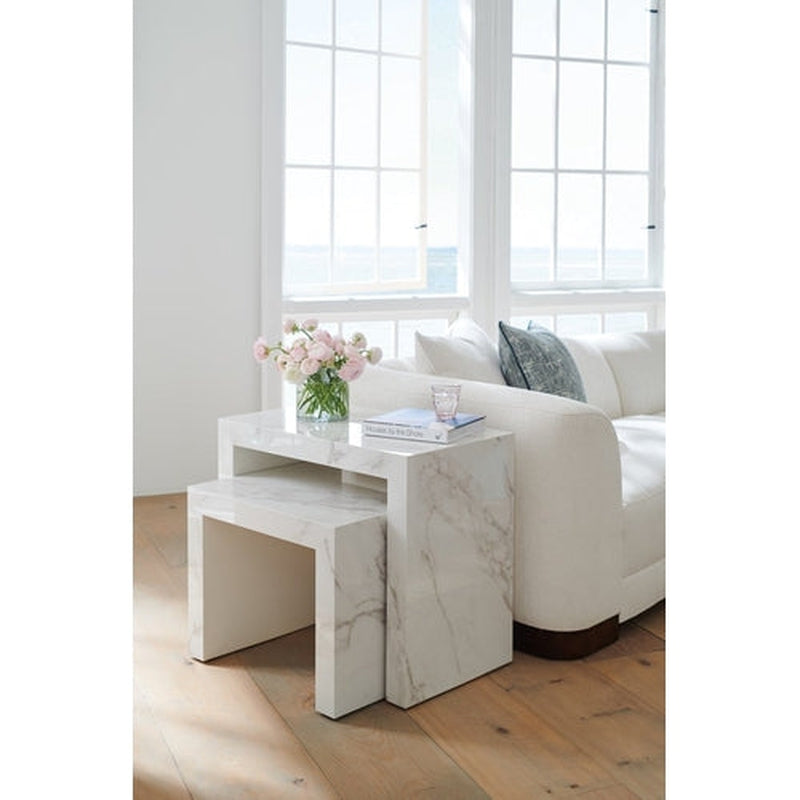 Stacking Stone Table Stack Up Nesting Tables Marble Finish (22
