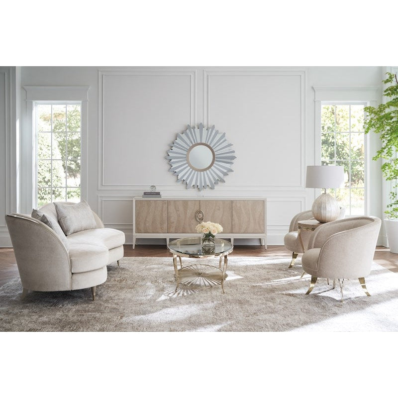 Mid-Point Wave Sofa (93"W)